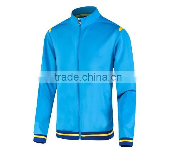 2016 Newest Cheap Hot Sell Navy Blue Winter Track Jacket photo-5