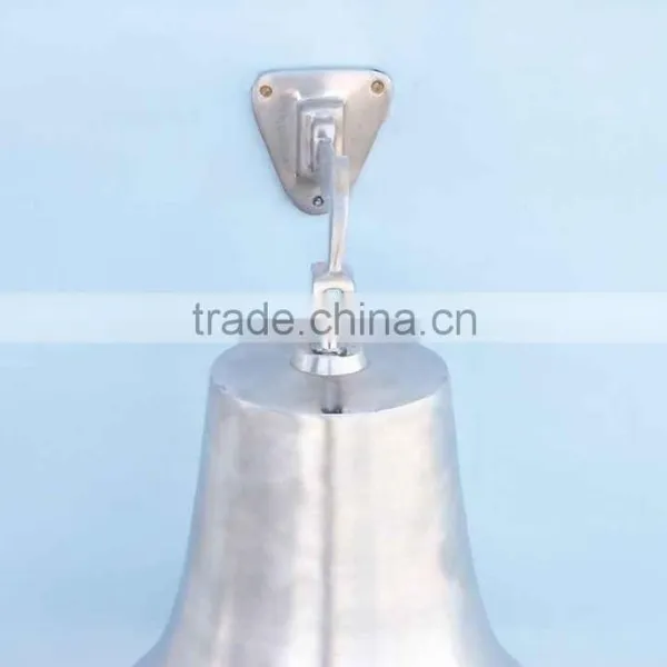 Nautical Brushed Nickel Hanging Ship's Bell - Nautical Gifts Collection NBB 0011 photo-4