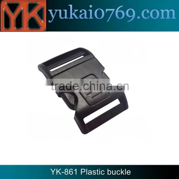 Yukai 25mm Plastic Buckle With Logo/adjustable Plastic Bag Buckle photo-3