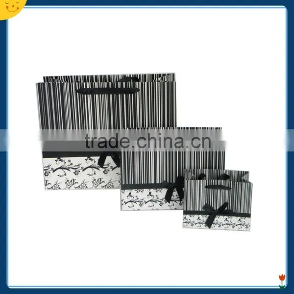 Purple Luxurious Ivory Board Shopping Paper Bag photo-4