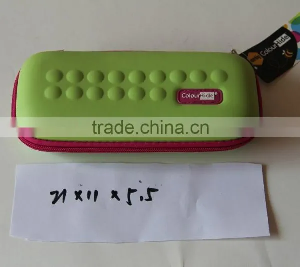 Customized Waterproof Hard Protective EVA Stationery Box Pencil Case With Zipper by PU Leather or Fabric for Kids photo-3