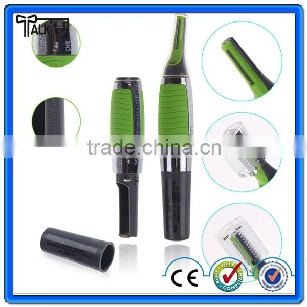 Multifuction 2 in 1 Pocket Size Travel Nose Hair Trimmer, Personal Care Stainless Steel Blade Ear and Facial Hair Trimmer photo-4