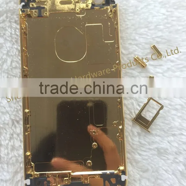24kt Gold Housing Replacement For IPhone 6s Back Housing Cover photo-5