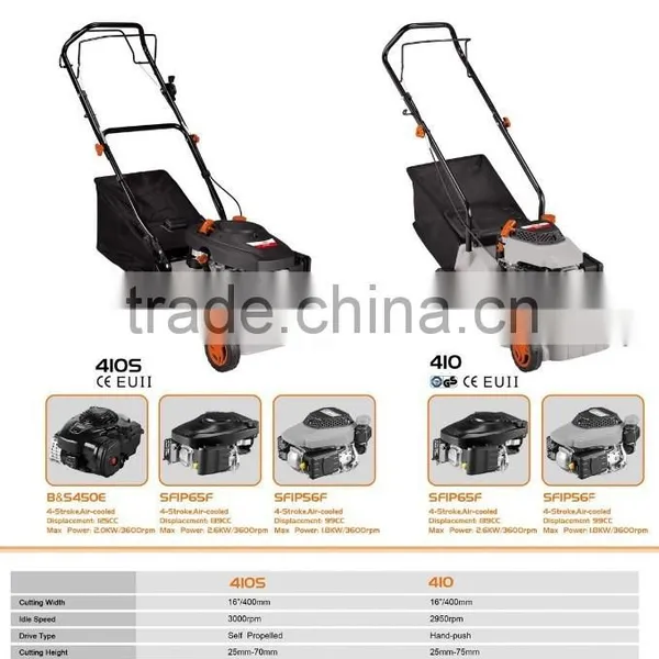 Self Propelled Steel Deck Type 410S 40cm 16'' Gasoline Lawn Mower photo-2