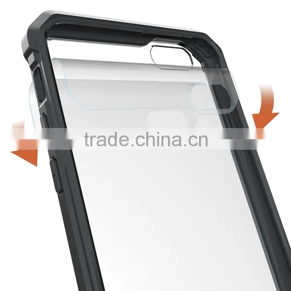 For Iphone 6S Plus Case, Shock Absorption With Transparent Hard Plastic Cover Case for IPhone 6S Plus photo-4