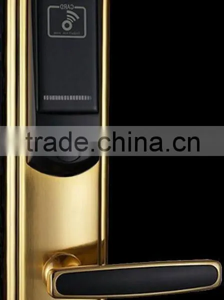 Zinc Alloy IC/ID Card Hotel Door Lock.RFID Card Hotel Lock,hotel Door Lock