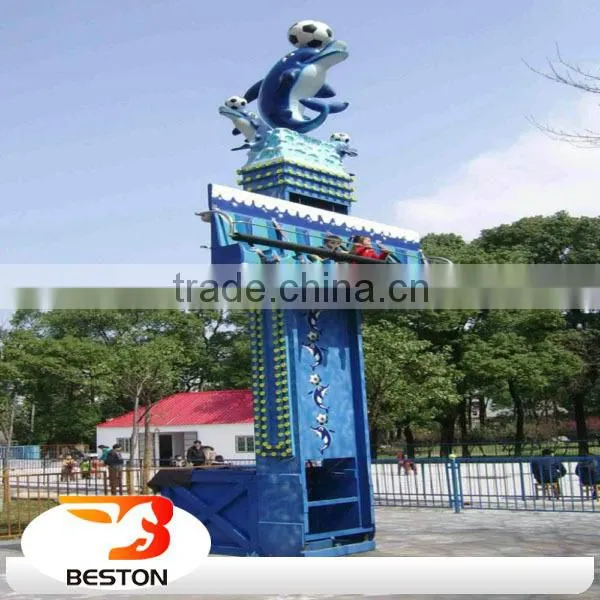 Amusement Jumping Hopper Frog Drop Tower Rides, Mini Free Fall Tower photo-3