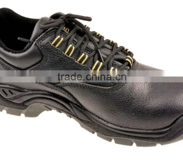 Anti-Puncture Slip Anti Static Suede Leather Toe Cap Safety Shoes photo-3