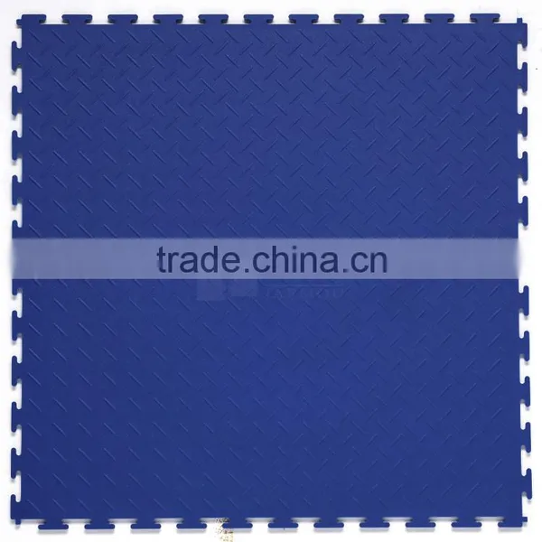 Show Room Junyi Easy Lock Plastic PVC Vinyl Interlocking Flooring Tiles photo-5