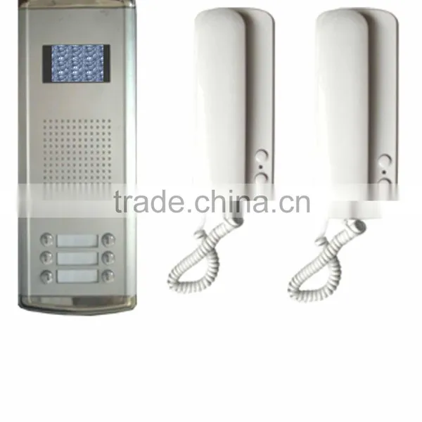 apartment building audio intercoms