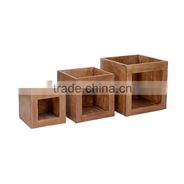 Natural Livings Wooden Storage Box (Set of Three)