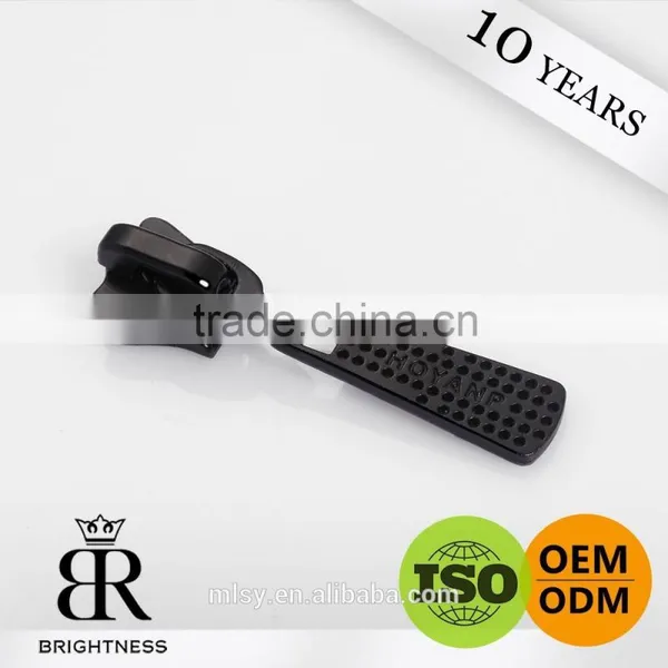 Special Black Zipper Slider and Pullers Metal B1-80046