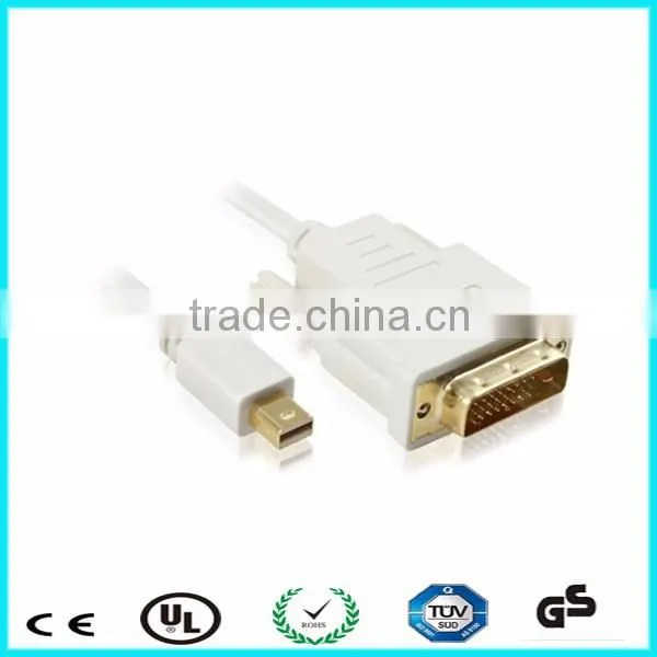 Support 10.8 Gbps 15cm DP to Dvi Mini Displayport Female Dvi Male photo-2