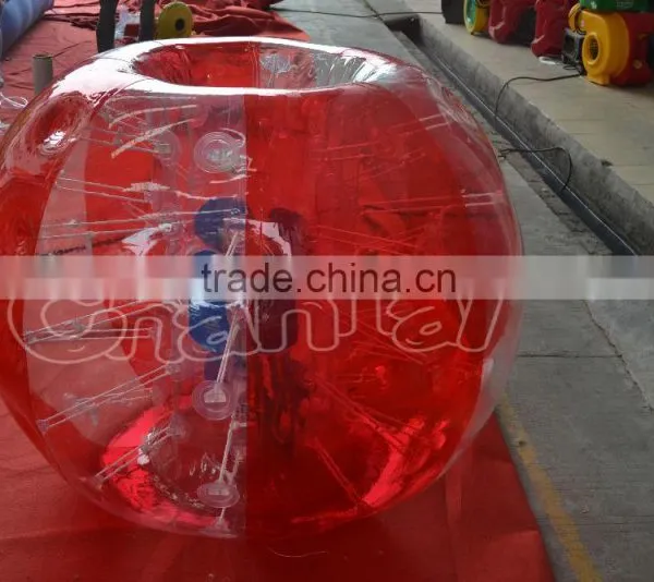 2016 Wholesales Tpu Bubble Football/inflatable Knocker Ball Suits/hedstrom Ball Pit photo-2