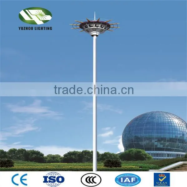 9m High Quality Sand Cast Aluminum Lighting Pole Steel Pole Manufacturer High Mast Lighting photo-2