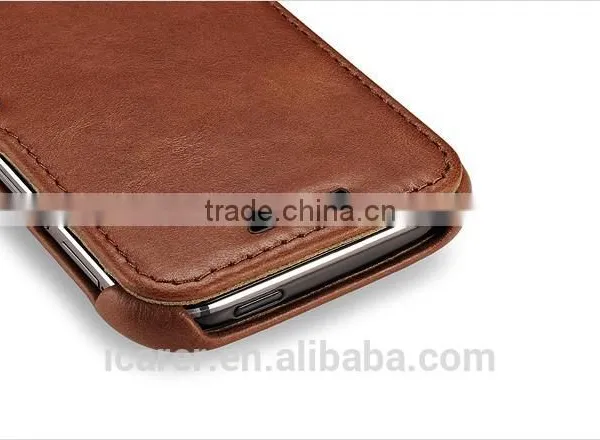 Genuine Leather Right Open Case For HTC ONE M8 photo-3