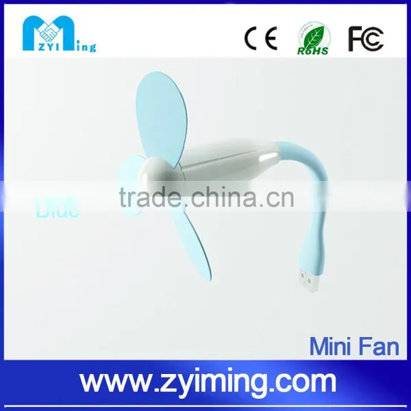 Zyiming Hot Selling Summer Mini Fan YM-F28 Usb Led Fan With Strong Wind photo-3