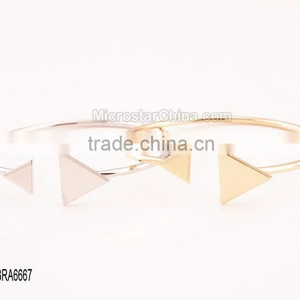 New Fashion Geometry Triangle Turquoise Bangles photo-4