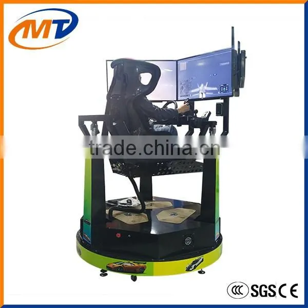 3 Screens Dynamic Car Driving Simultaor Plane Game Machine photo-5