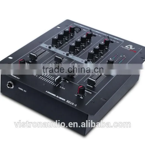 SDJX-3 High Quatity Low Price Mp3 Player dj Mixer With Headphone Monitor Split photo-3