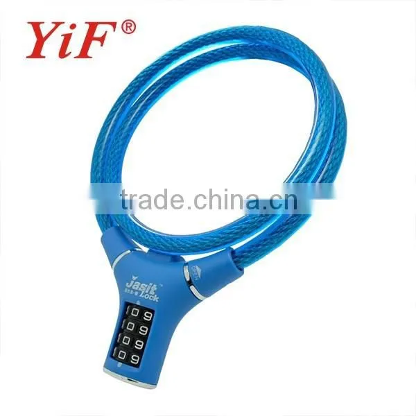 YiFeng 4 Dials Cable Bicycle Lock YF20815 With 10000 Combinations photo-3