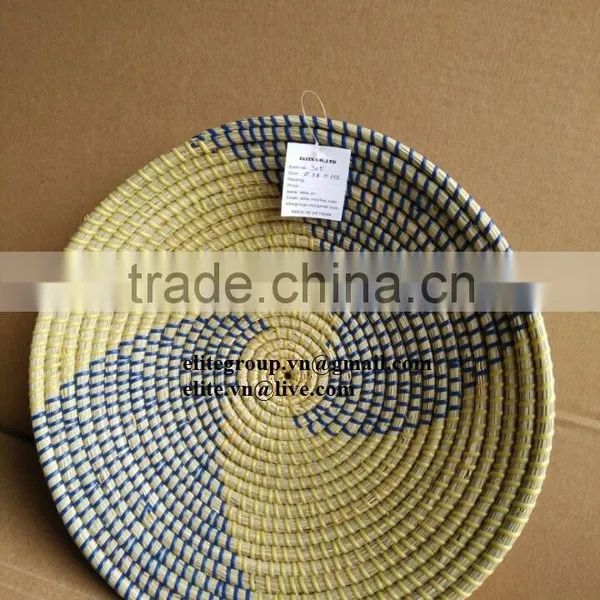 New Product Fruit Platter With Seagrass Natural Materials