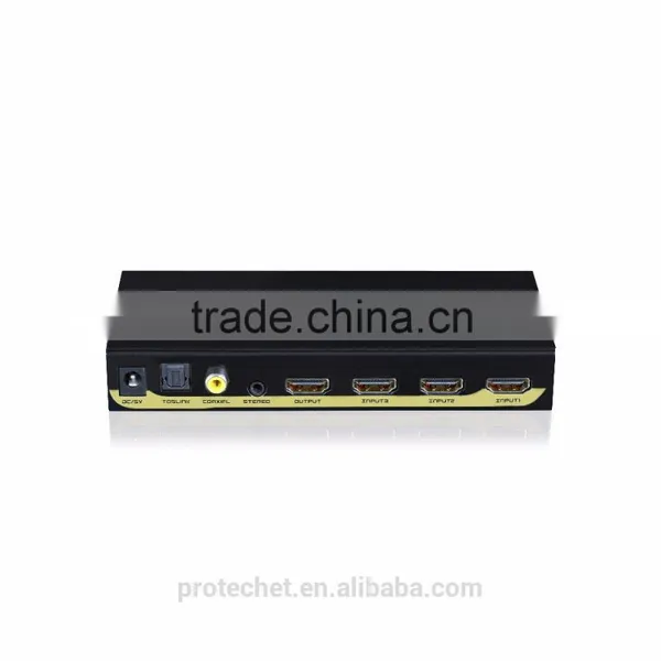 HDMI1.4 3 Ports Switcher 3X1 4k@30Hz With Audio and ARC photo-3