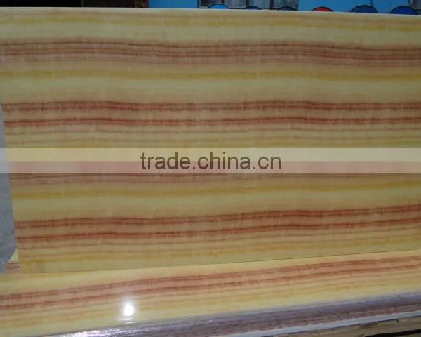 Interior Onyx Artificial Stone for Decorative TV Walls/Mosque Pillar photo-2
