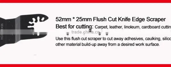 52*25mm Quick Change Flexible Scraper for the Oscillating Multi Tool Such as TCH Dremel photo-2