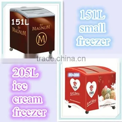 Mid-level Seriles Freezer Sliding Glass Door Chest Freezer Display Freezer photo-2