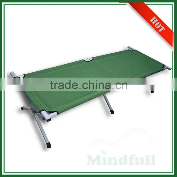OEM Wholesale 600D Outdoor Aluminum Frame Military Adult Camping Bed photo-5