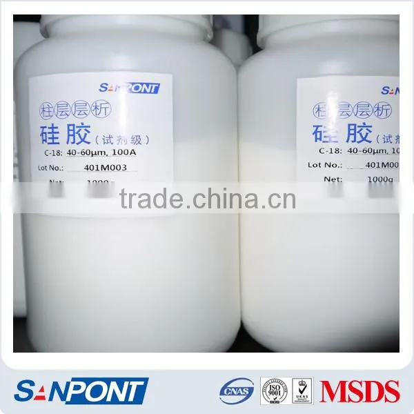SANPONT Narrow Pore Chemical Regeant China Silica Gel C18 photo-6
