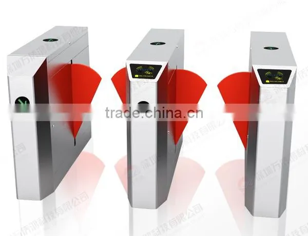 Pedestrian Barcode Scanner Flap Turnstile Waist High Turnstile With Wide Lane For Disable People photo-2