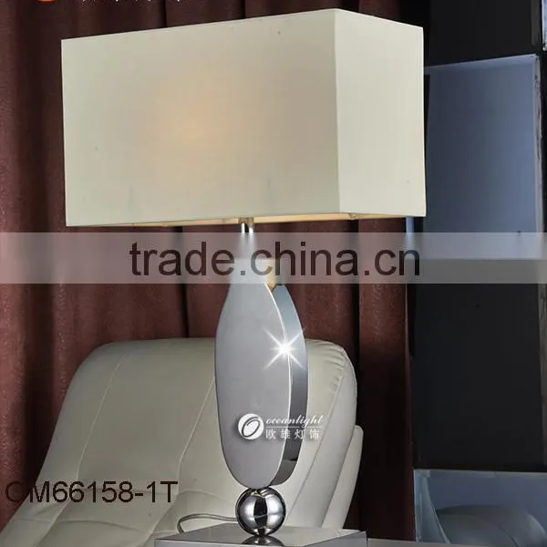 Table Lamp & Floor Lamp White Lampshade Silk Lampshade Stand Light OM66151-1TW photo-2