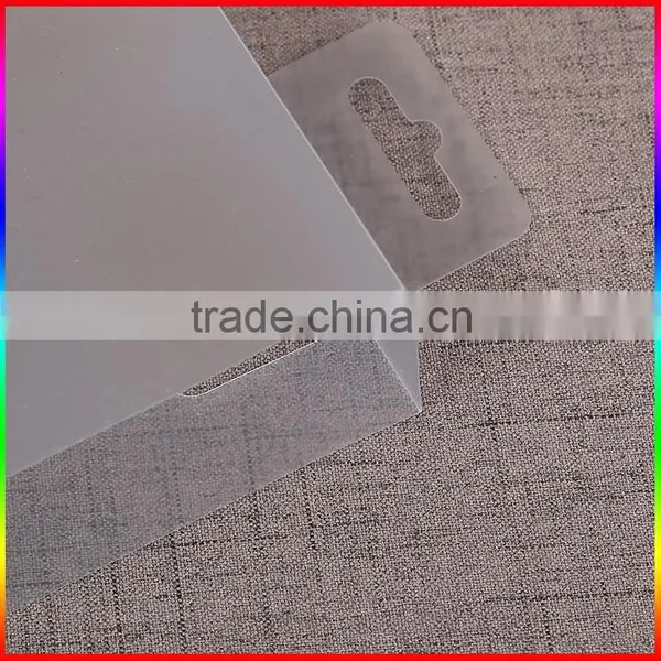 Transparent Packaging Plastic Sleeve , Printed PVC Sleeve Box , Thin Polyethylene Sleeve With Hook photo-5