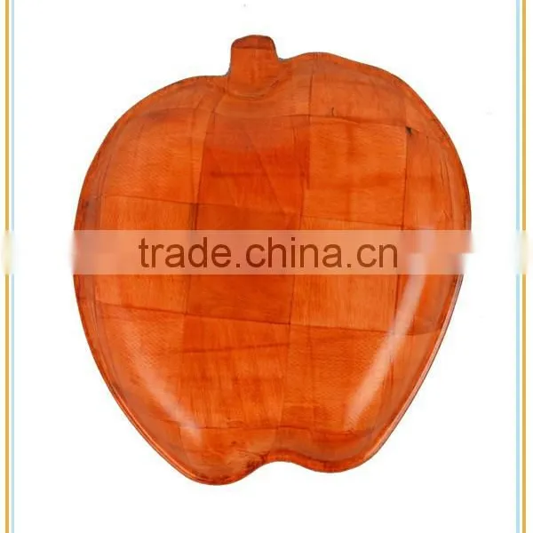 Red Red Apple Colored Melon Seeds Wooden Bowl photo-3