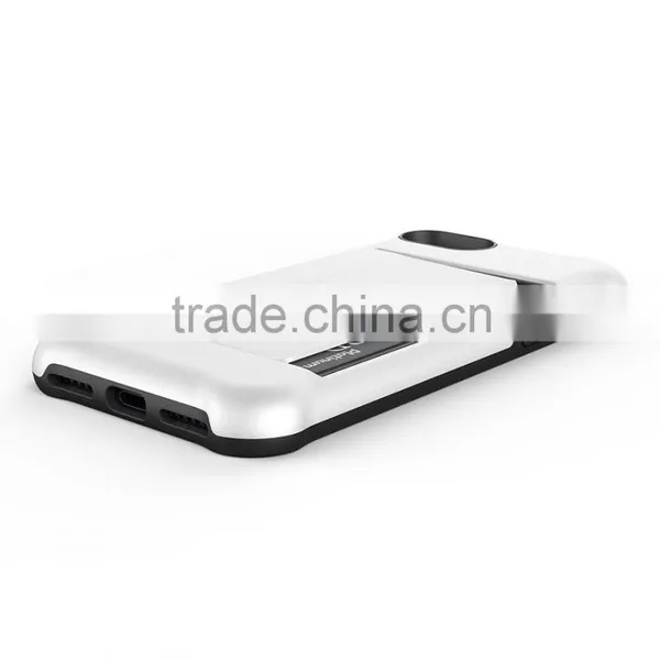 Back Card Slot Mobile Phone Case Double Layer Case for Apple IPhone 7 (4.7") photo-3