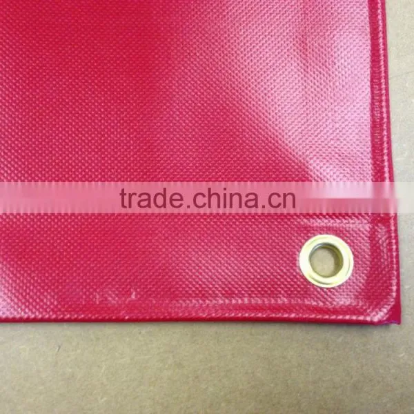 Flame Retardant Vinyl Tarps Polyester Coated 18oz PVC Vinyl Coated Polyester Tarps