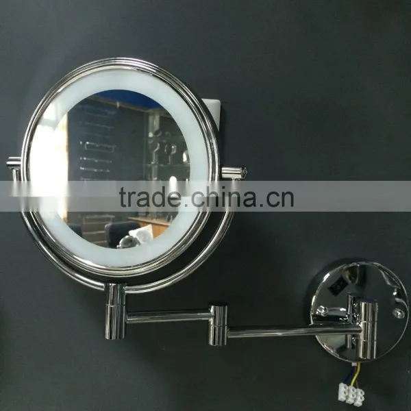 Double Side Cosmetic Mirror Makeup Mirror With LED Light photo-2