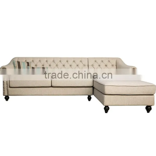 2016 Latest Corner Sofa Set Designs Foshan Shunde Furniture photo-5