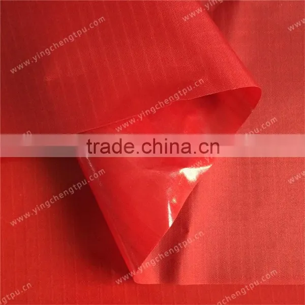 Tent Fabric Lightweight Silicone Coated 40D Nylon Ripstop Fabric Bonded 0.06MM TPU Film photo-3