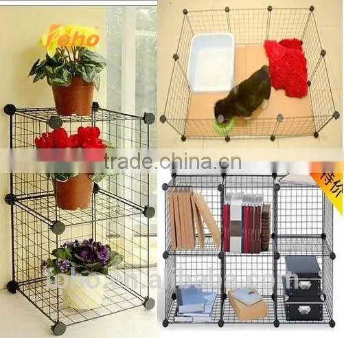 Modern 3cube Metal Flowers Standing Display Rack FH-AL0013W photo-5