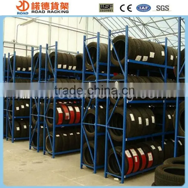 Tyre stacking pallet rack storage tyre racking