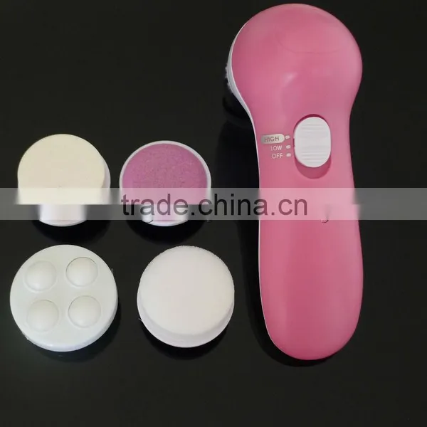 Vacuum-cleaner Brush Electric Face Massage 5 In 1 Beauty Facial Cleaner