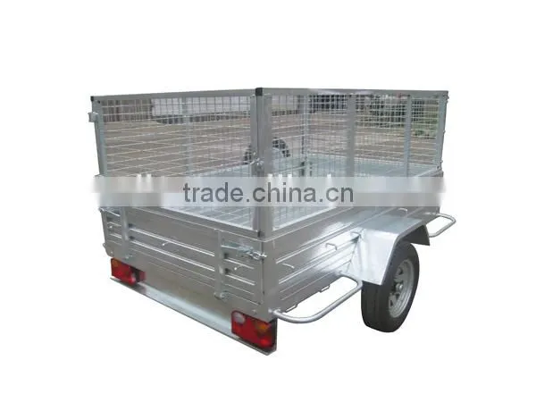 Good Qulity Hot Dipped Galvanized Caged Trailer photo-2