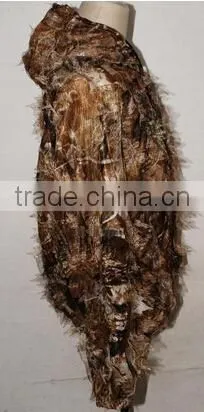Camo Quiet Realtree Desert Leaf 3D Fast Dry Ghillie Suit Jacket&Trousers photo-4