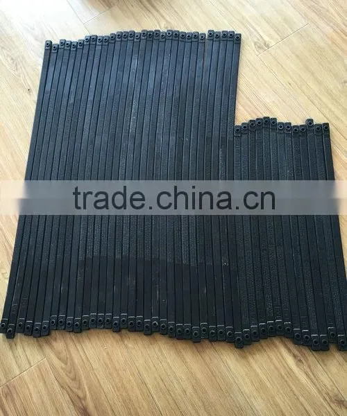 EPDM RUBBER TIE DOWN STRAP WITH GALVANIZED S HOOK 10" 15" 21" 31" 41" photo-3