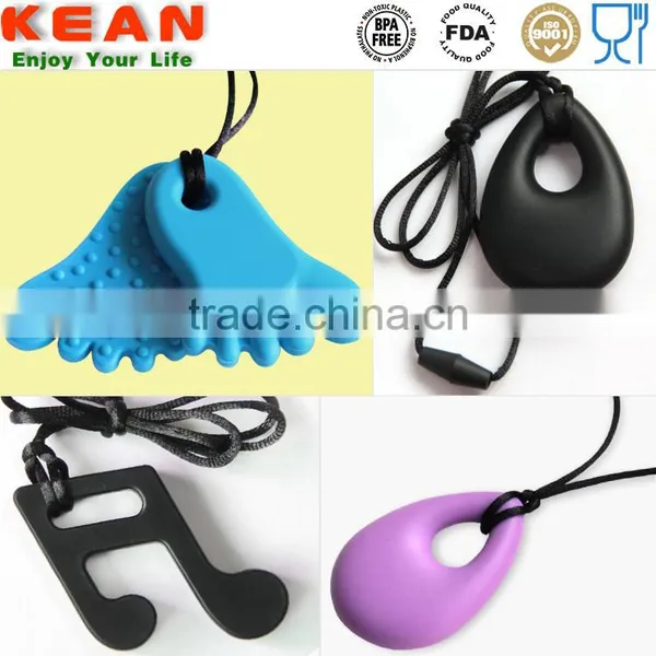 2016 Shenzhen Supplier Soft on Babies Gums 15 Colors for Option Silicone Pendant Teether photo-4