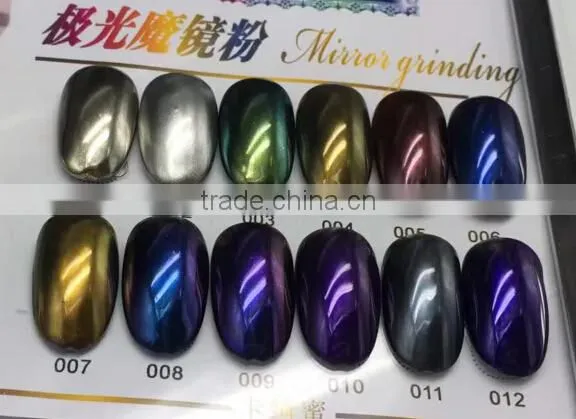 Metallic Mirror Effect Powder for nail polish