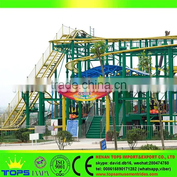 Thrilling Amusement Track Ride Roller Type Spinning Coaster photo-3